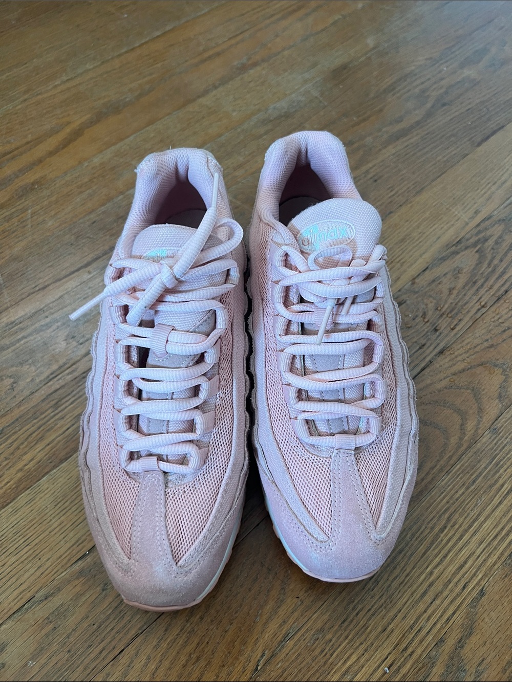 Nike Air Max 95 Pink Coral Stardust Aesthetic Retro Y2K Running Shoes Y7/W8.5